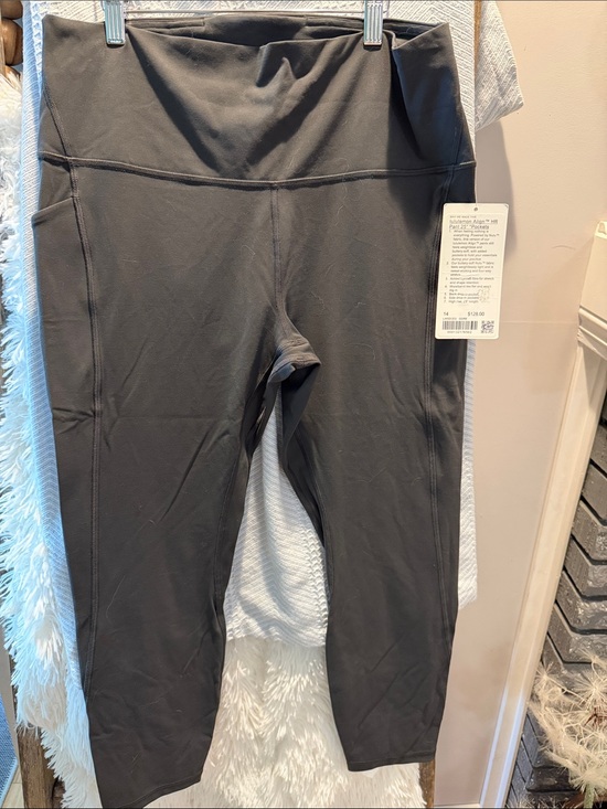 lululemon athletica Pants - lululemon Align HR Pant 25" with Pockets - charcoal gray - size 14